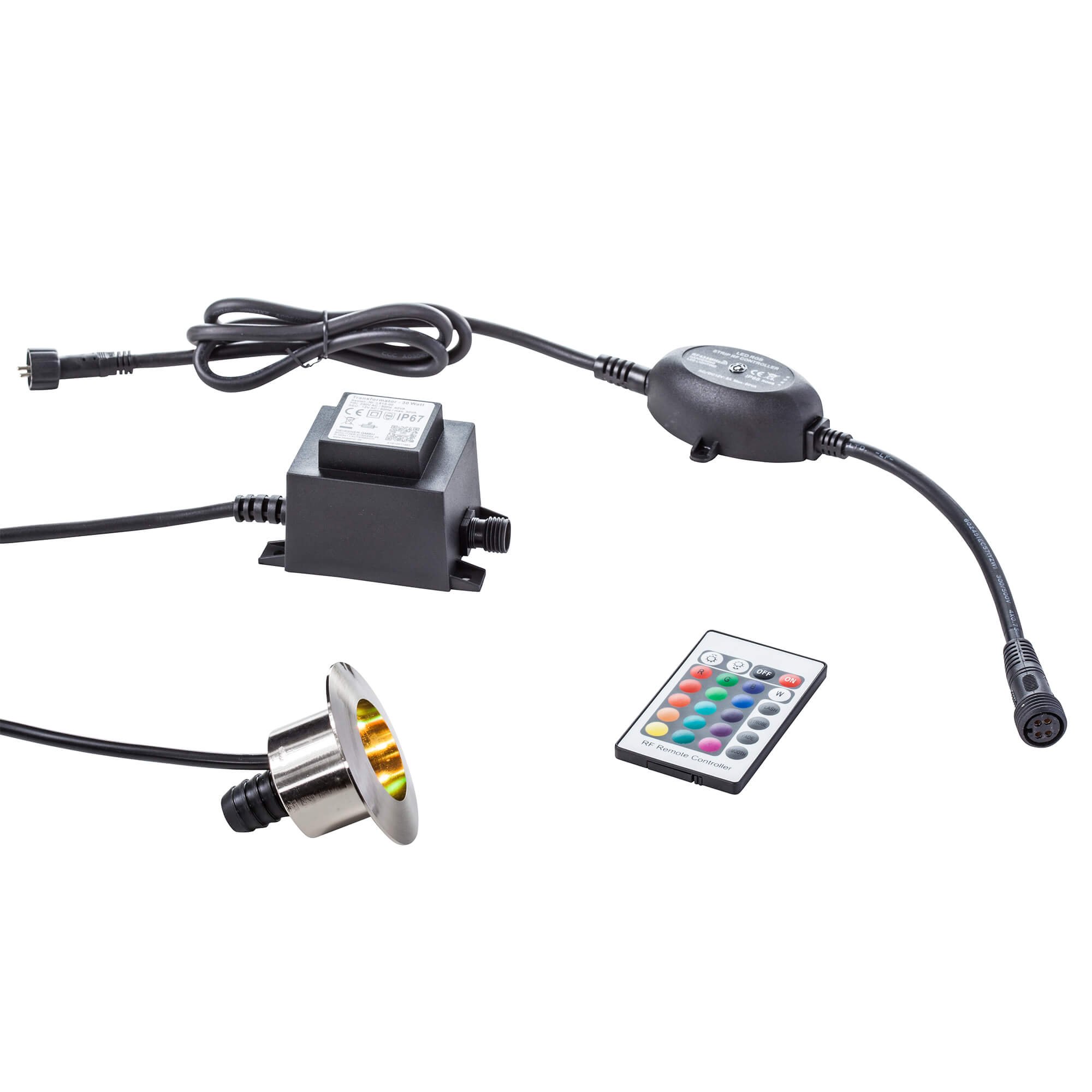 Heissner L490-00 SMART LIGHT RGB-Schlauchanschluss, inkl. Transformator und RGB-Controller